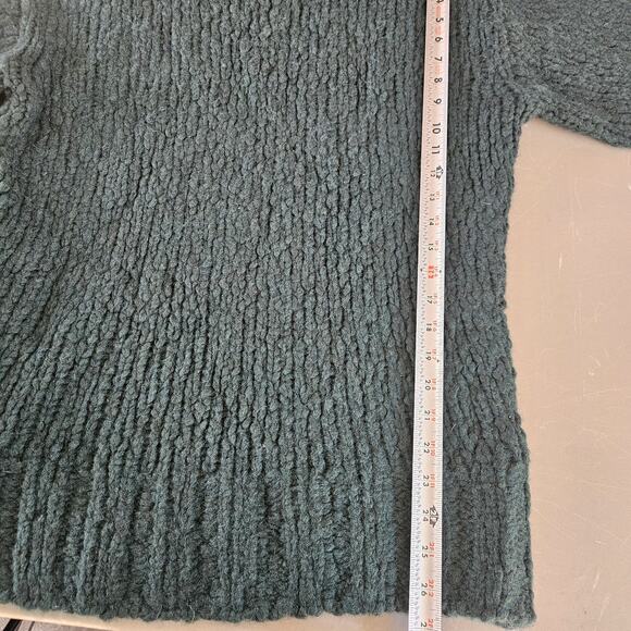 J.Crew Alpaca Wool Blend Textured Mock Neck Sweater XS-S Coastal Grandma - Picture 3 of 9